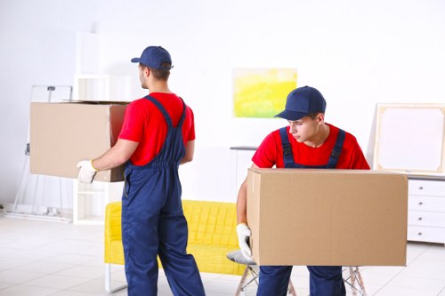Removal team planning a house move in Lower Morden