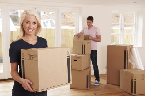 Removal team preparing a home move in Lower Morden