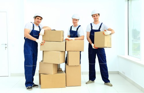 Planning a business relocation with packing and transport support