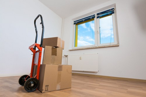 Local commercial moving team handling office equipment and furniture in Lower Morden