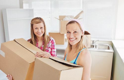 Lowermorden van service with driver handling furniture collection